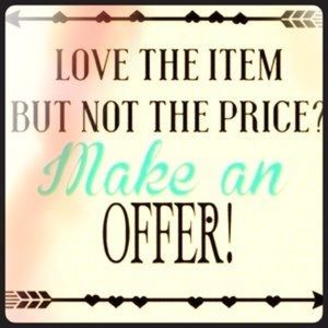 Accepting reasonable offers!